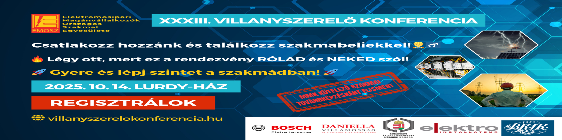 XXXIII. VILLANYSZERELŐ KONFERENCIA