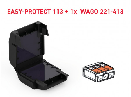 Cellpack EasyProtect 113 géltechnológiás kötődoboz + Wago 1 x 221-414 IPx8

407859

