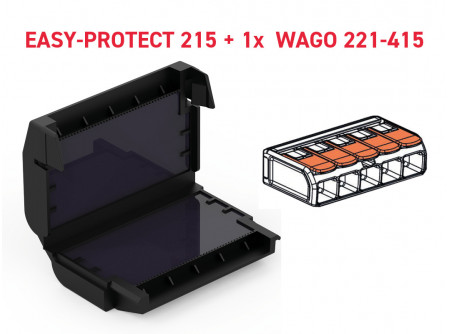 Cellpack EasyProtect 215 géltechnológiás kötődoboz + Wago 1 x 221-416 IPx8

407861

